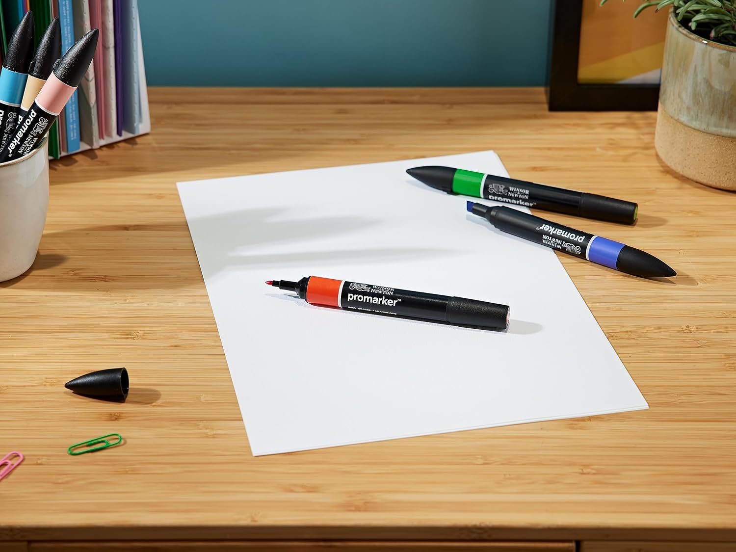 Winsor & Newton 0290139 Promarker, professionele layoutmarker - 2 punten, fijn en breed voor tekeningen, ontwerp en lay-outs - Set 12 Promarker, Manga Expansion Pack 1
