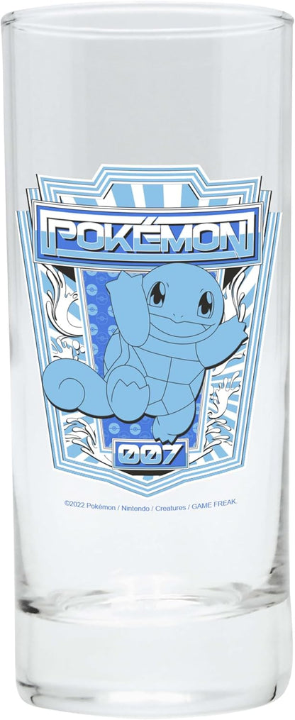 Pokemon Glass Set - 3 X 14Cm Height, 6Cm Diameter