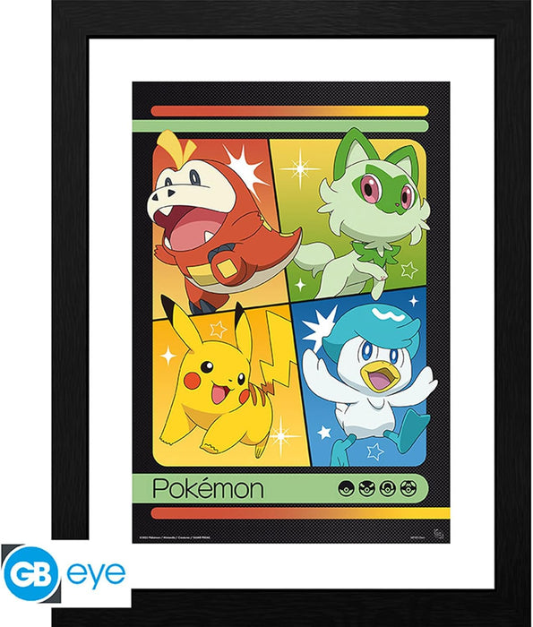 Scarlet & Violet Starters Framed Print - 30.5 X 40.6 Cm
