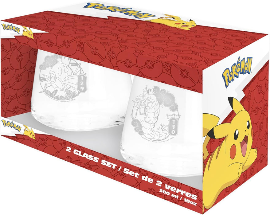Pokemon 2 Glass Set - Magikarp & Gyarados Europe - 30Cl