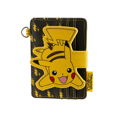 ABYSTYLE - Pokemon Pikachu kaarthouder, Zwart en geel, Dimensions : 10 x 7 cm, Klassiek