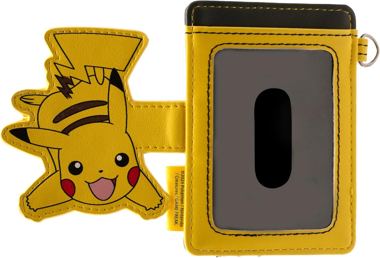 ABYSTYLE - Pokemon Pikachu kaarthouder, Zwart en geel, Dimensions : 10 x 7 cm, Klassiek