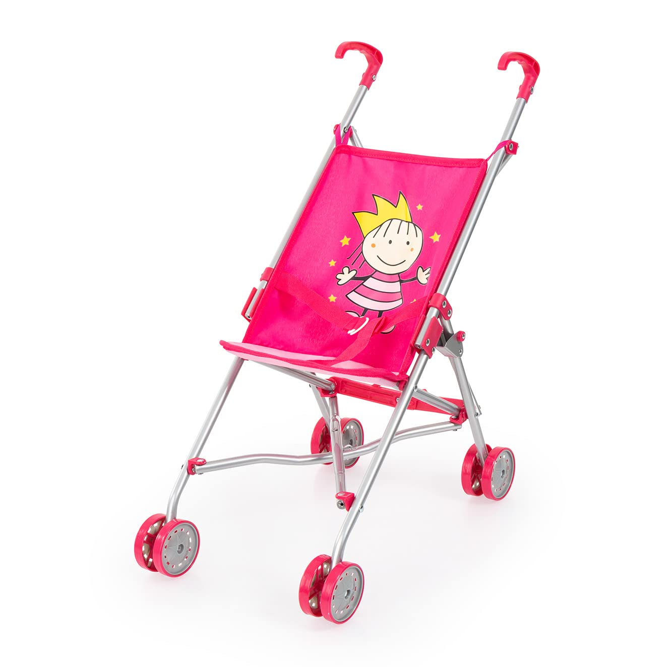 Poppen Buggy Prinses Bayer: roze (30182AA)
