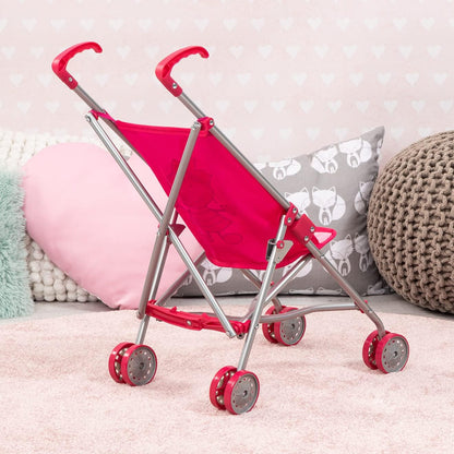 Poppen Buggy Prinses Bayer: roze (30182AA)