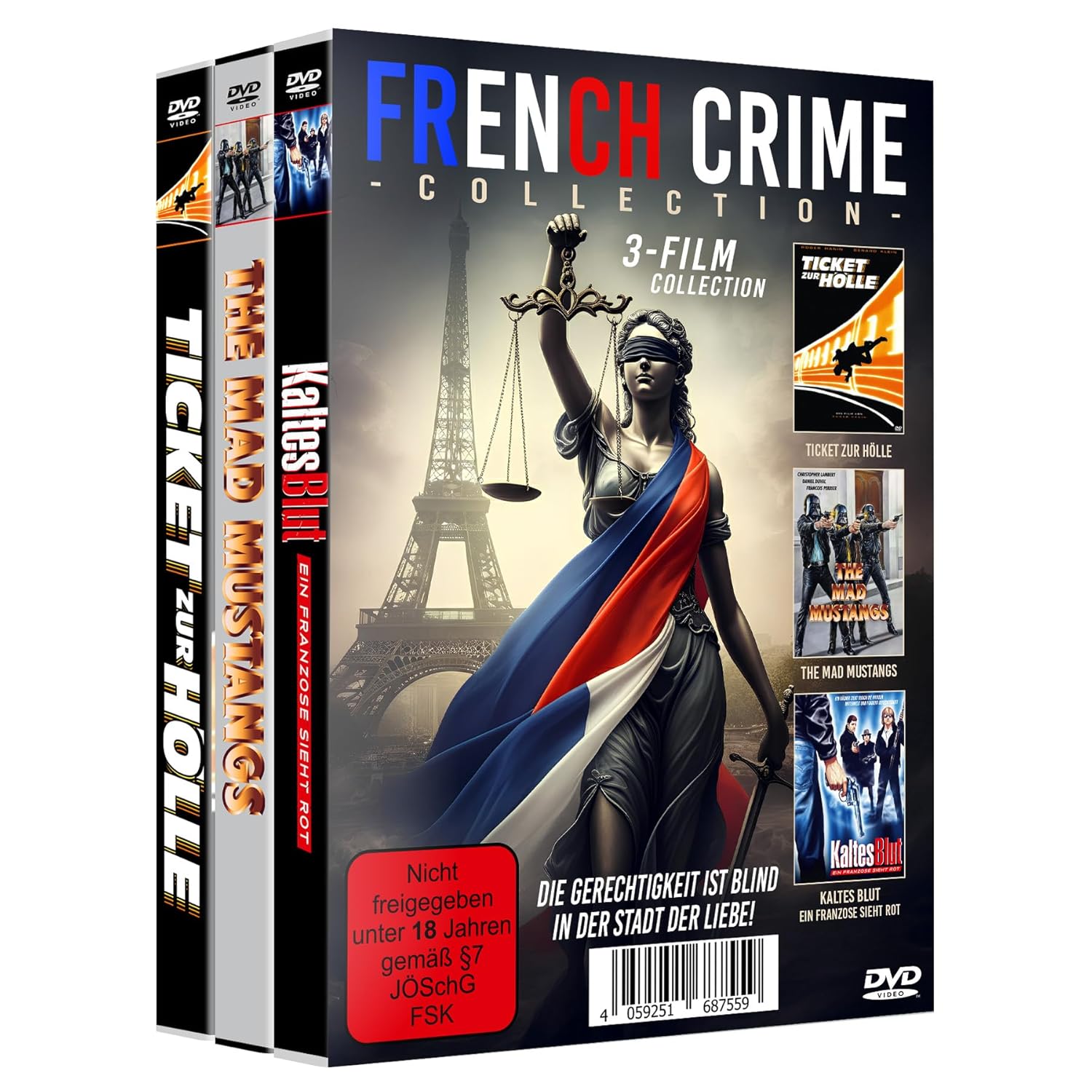 French Crime Collection - 3 Filme Bundle Pack