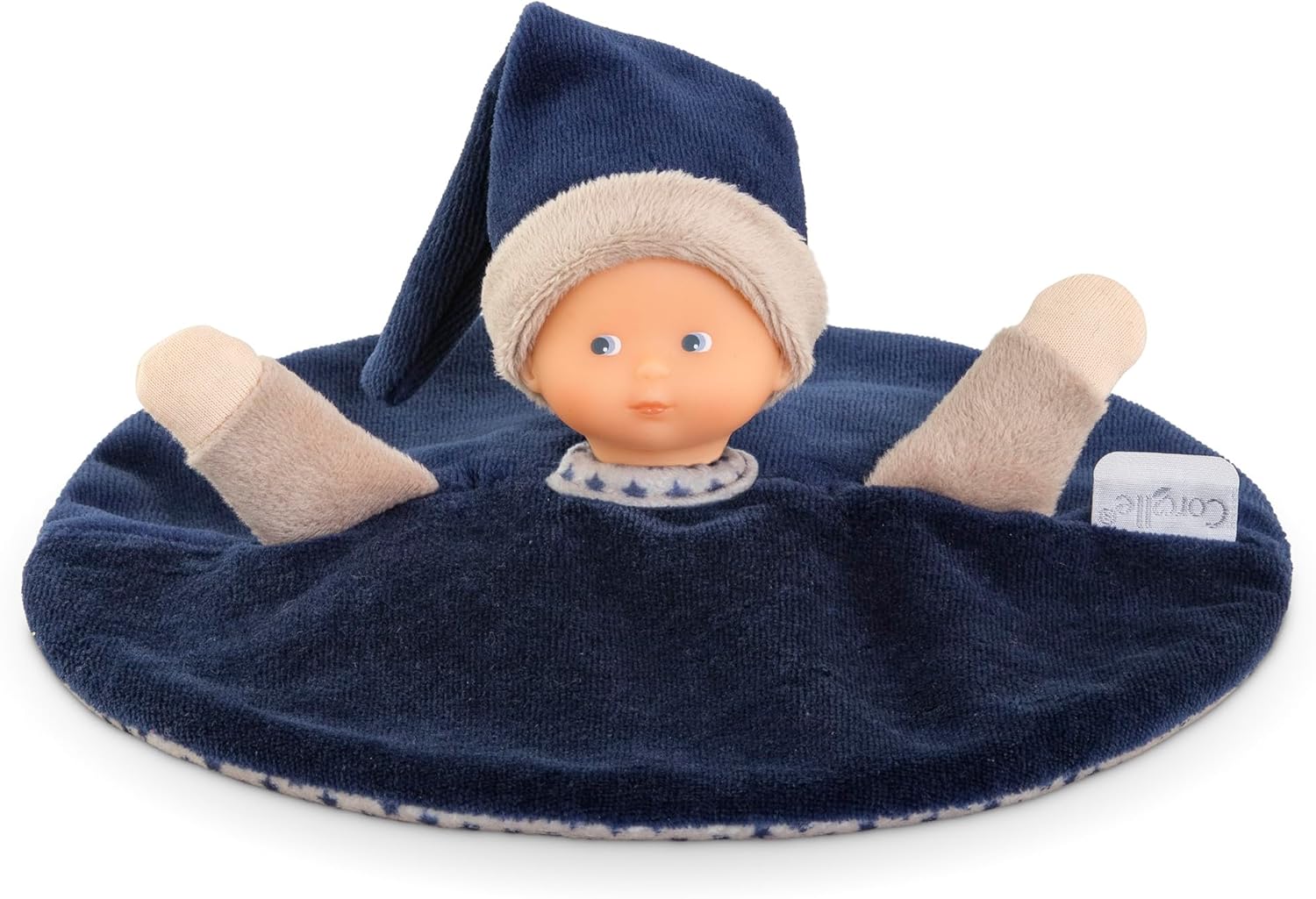 Corolle - Corolle Tidoudou - Marineblauw Knuffeldoek 17cm