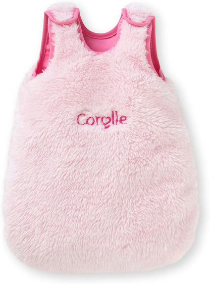 Corolle - 9000111150 Pink Plush Sleeping Bag for 30 cm Dolls from 18 Months