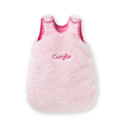 Corolle - 9000111150 Pink Plush Sleeping Bag for 30 cm Dolls from 18 Months