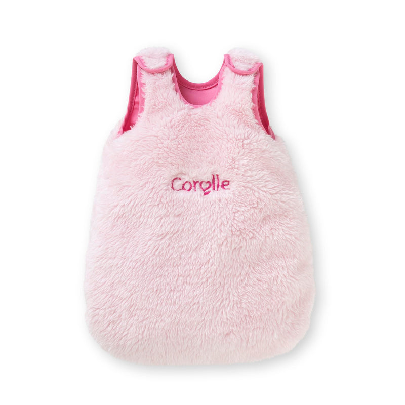 Corolle - 9000111150 Pink Plush Sleeping Bag for 30 cm Dolls from 18 Months