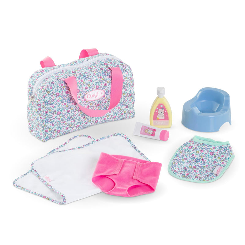 Corolle - Set van accessoires voor het aankleden van bloemen, 7 accessoires, voor poppen 36 cm, vanaf 2 jaar, 9000141810