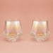 Winkee - Diamond Glasses Set Of 2 - Glass