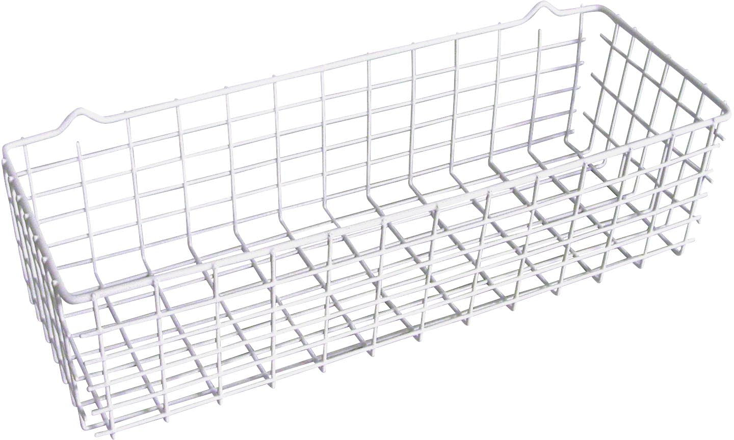 Metaltex Pandino mandje wit 33x12x9cm