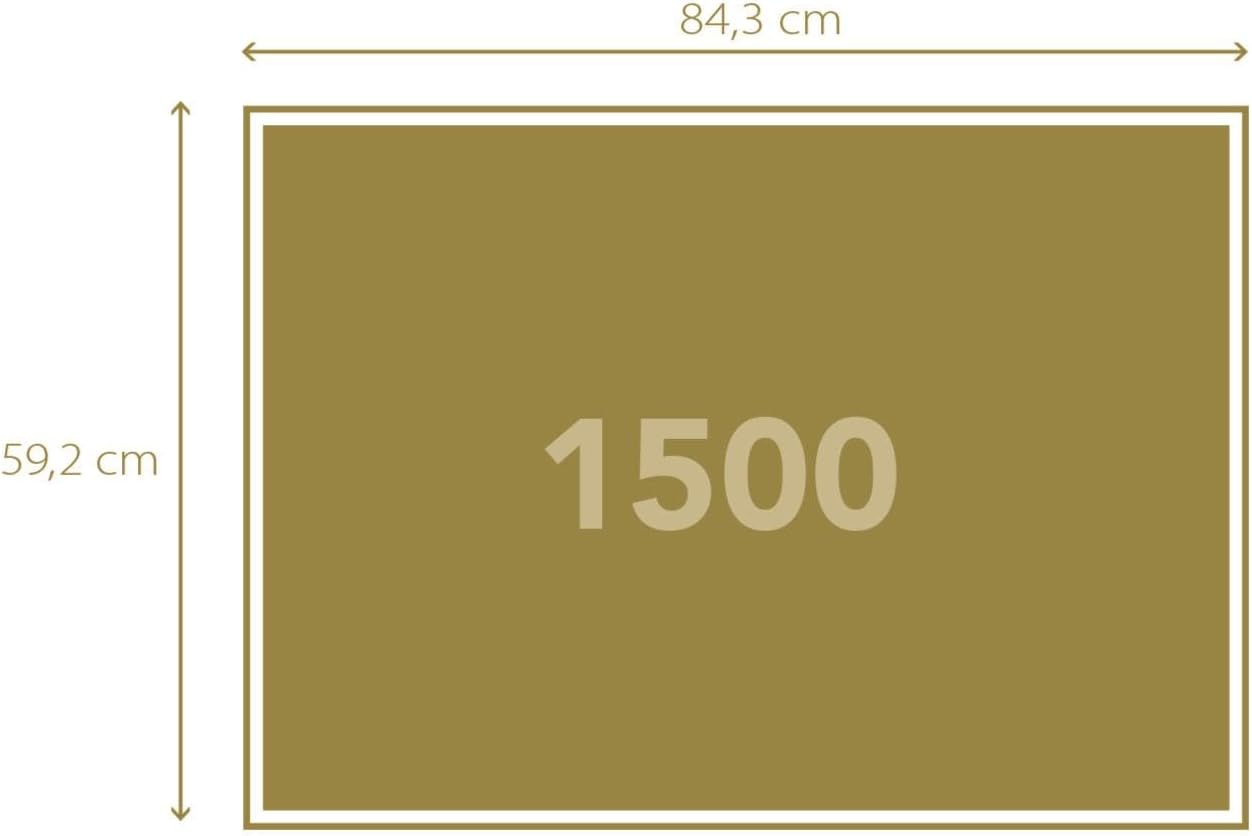 Clementoni - Puzzle 1500 Teile für Erwachsene und Jungen, Kollektion, Thema Venedig, kompakte Box mit Poster, Geschenkidee für Damen und Herren, Made in Italy, 59,5 x 84,5 cm, 31743