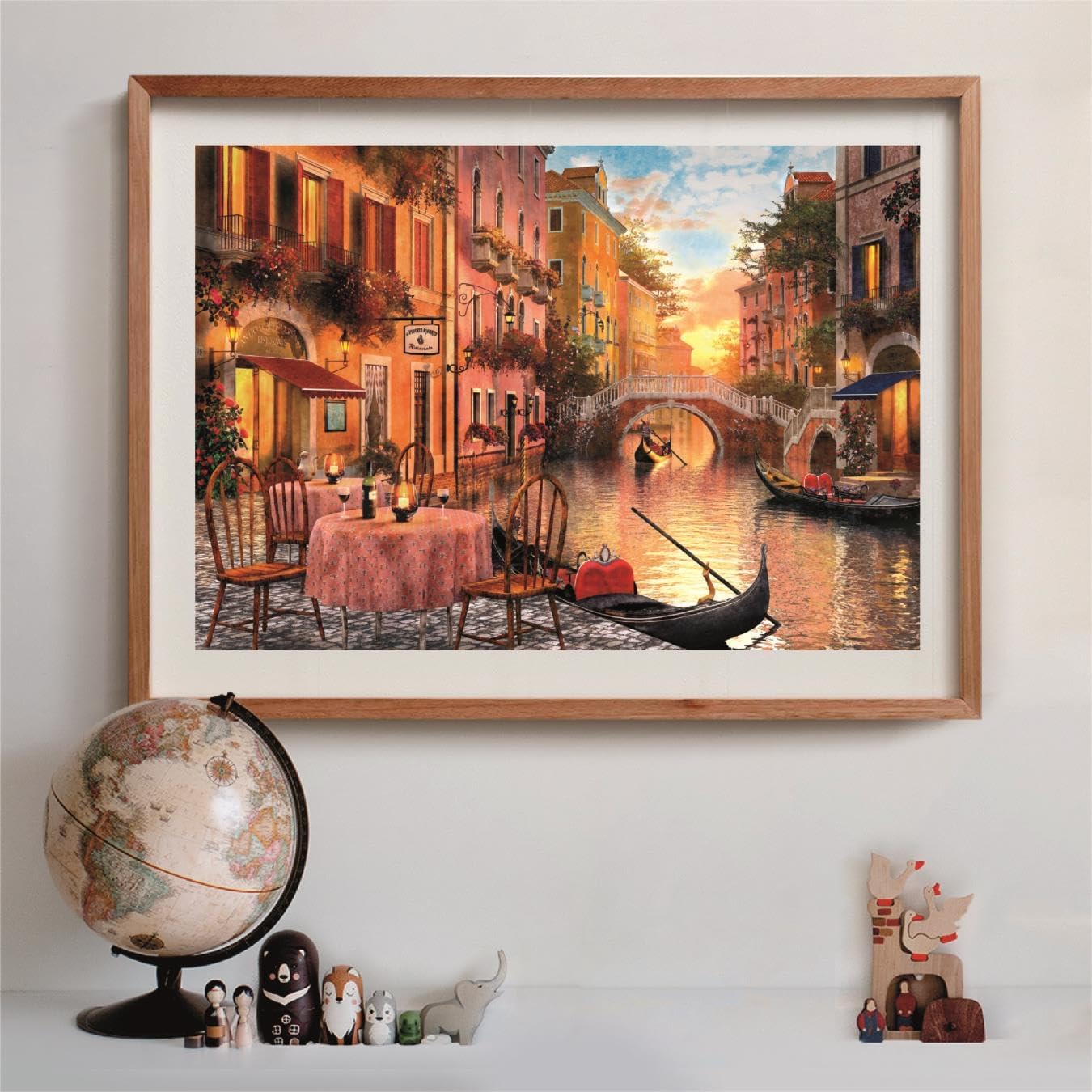 Clementoni - Puzzle 1500 Teile für Erwachsene und Jungen, Kollektion, Thema Venedig, kompakte Box mit Poster, Geschenkidee für Damen und Herren, Made in Italy, 59,5 x 84,5 cm, 31743