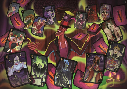 Clementoni - Puzzle 1500 Teile für Erwachsene und Jungen, Special Series, Thema Disney Villains, Compact Box mit Poster, Geschenkidee für Damen und Herren, Made in Italy, 59,5 x 84,5 cm, 31744