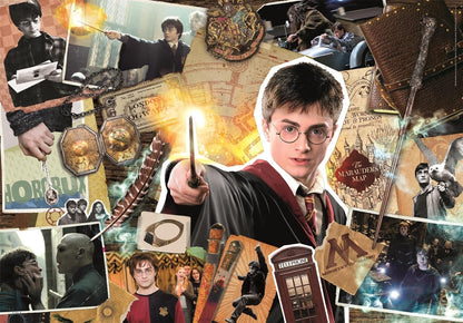 Clementoni - Puzzle 1500 Teile für Erwachsene und Jungen, Special Series, Thema Harry Potter, mit Poster, Compact Box, Geschenkidee für Damen und Herren, Made in Italy, 84,5 x 59,5 cm, 31745