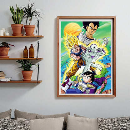 Clementoni - Puzzel met 1500 stukjes voor volwassenen en jongens, illustratie Dragon Ball met poster, uit de anime-serie, compacte doos, cadeau-idee voor dames en heren, Made in Italy, 59,5 x 84,5 cm