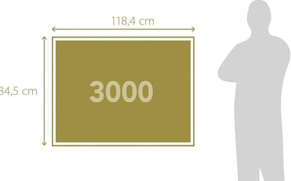 Clementoni Puzzel 3000 stukjes, Londen Big Ben en Paleis van Westminster, hoge kwaliteit, Made in Italy, 33037