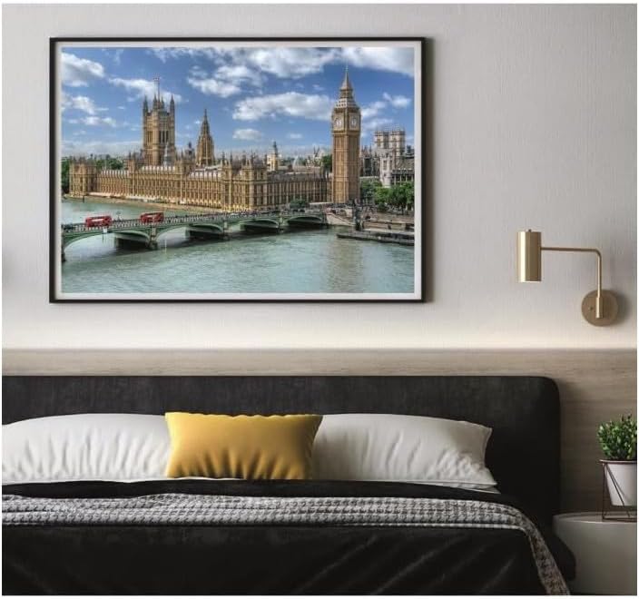 Clementoni Puzzel 3000 stukjes, Londen Big Ben en Paleis van Westminster, hoge kwaliteit, Made in Italy, 33037