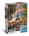Clementoni - Puzzle 500 Teile für Erwachsene und Jugendliche, Kollektion, Thema Along The Seine, Illustration Senna und Eiffelturm, Compact Box mit Poster, Made in Italy, 49 x 36 cm, 35598