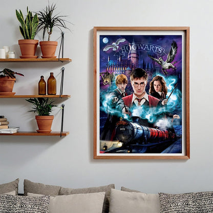 Clementoni - Puzzle 1000 Teile für Erwachsene und Jungen, Thema Harry Potter, mit Poster inklusive, Compact Box, Geschenkidee für Damen und Herren, Made in Italy, 50 x 70 cm, 37047