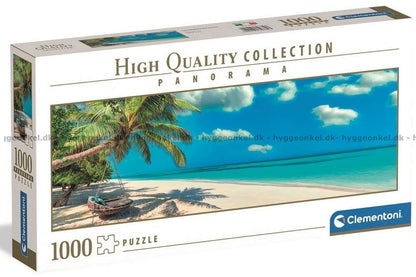 Clementoni - Puzzle 1000 Teile für Erwachsene und Jungen, Kollektion, Thema Swinging by The Ocean, Geschenkidee für Damen und Herren, Made in Italy, 98 x 33 cm, 39884