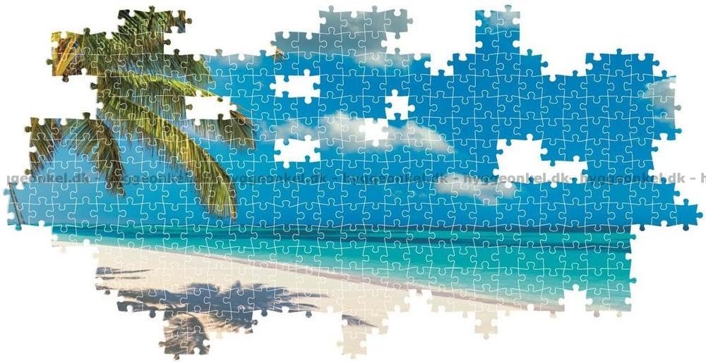 Clementoni - Puzzle 1000 Teile für Erwachsene und Jungen, Kollektion, Thema Swinging by The Ocean, Geschenkidee für Damen und Herren, Made in Italy, 98 x 33 cm, 39884