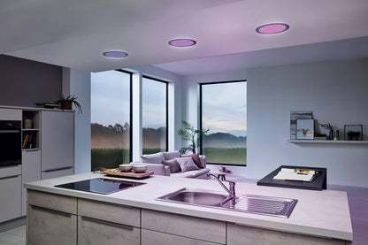 Eglo Fueva-Z Smart Recessed Light +21.6 – Brushed Steel – Zigbee & Bluetooth