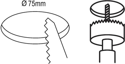 Eglo Fueva 5 Recessed Led Spotlight +86Mm – Brushed Steel