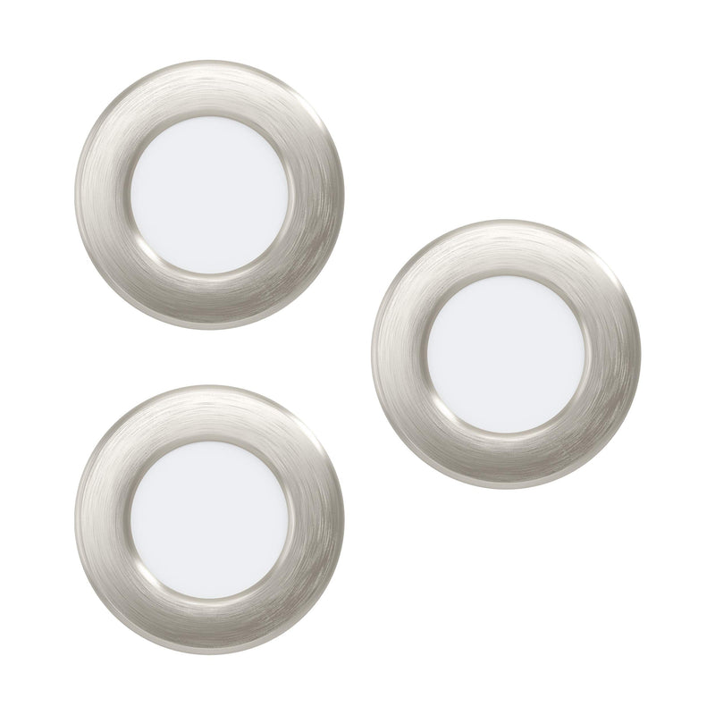 Eglo Fueva 5 Recessed Led Light Set – 86Mm – Satin Nickel