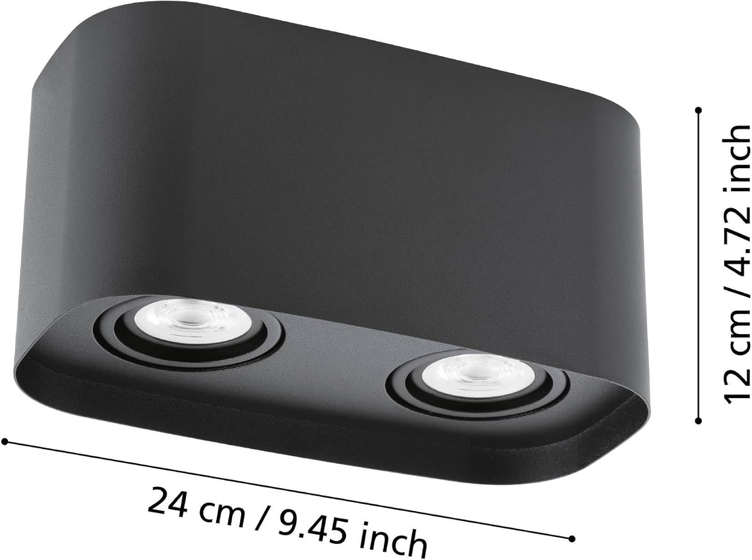 Eglo Caminales-Z Smart Ceiling Lamp - Black - 12.5X24 Cm - Rgb + Tunable White - Zigbee & Bluetooth