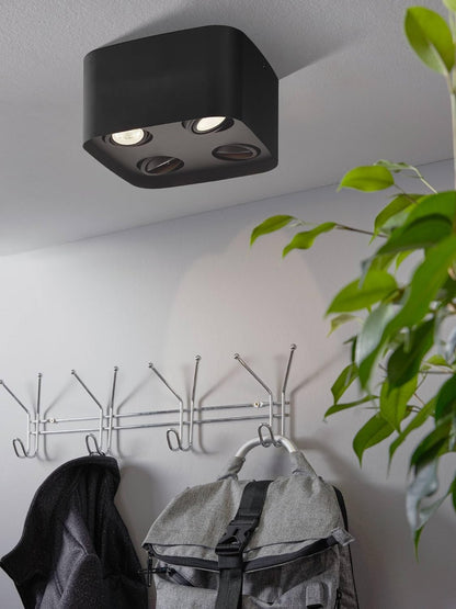 Eglo Caminales-Z Smart Ceiling Lamp - Black - 24X24 Cm - Rgb + Tunable White - Zigbee & Bluetooth