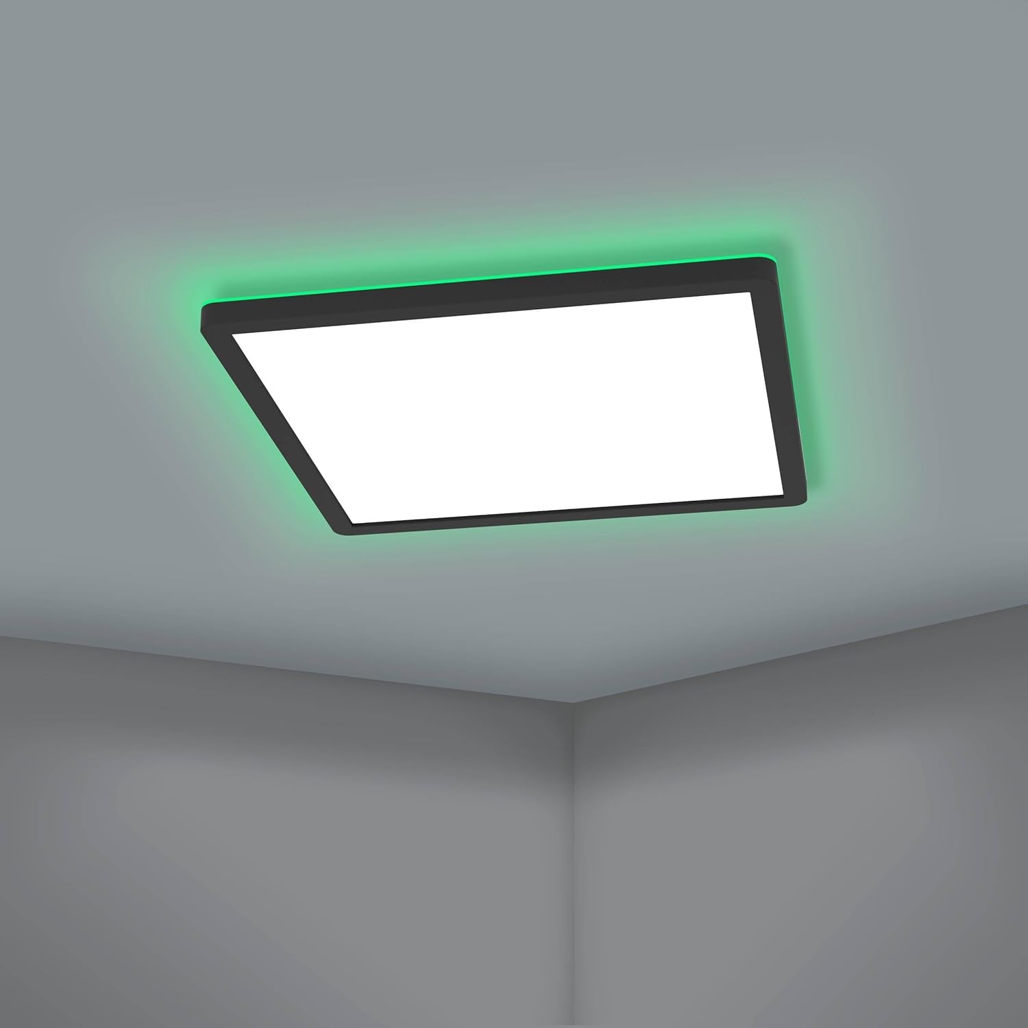 Eglo Rovito-Z Smart Ceiling Lamp – Black 29.5X29.5 Cm – Rgb + Tunable White – Zigbee & Bluetooth