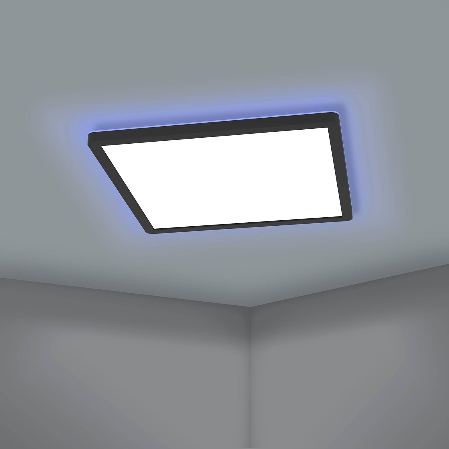 Eglo Rovito-Z Smart Ceiling Lamp – Black 29.5X29.5 Cm – Rgb + Tunable White – Zigbee & Bluetooth