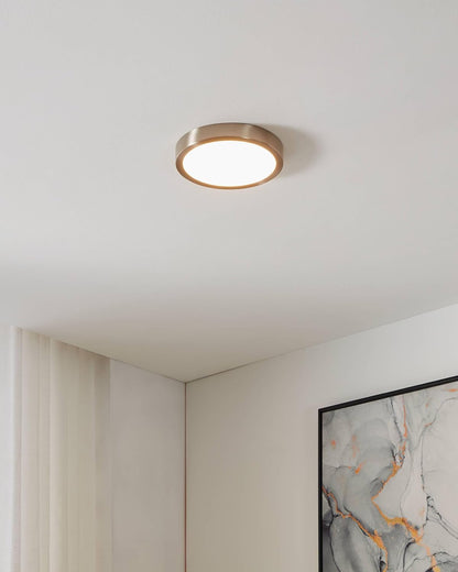 Eglo Fueva-Z Smart Ceiling Lamp +21 – Brushed Steel With Zigbee & Bluetooth