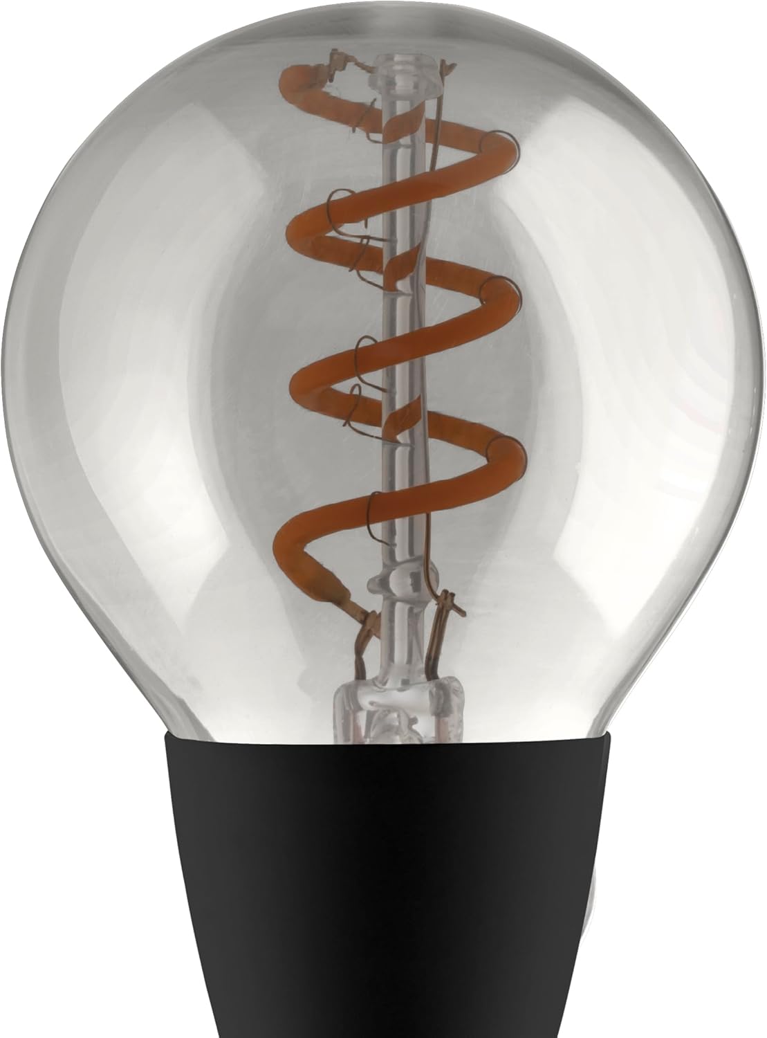 Eglo E14 P45 Spiral Smart Bulb – Smoke Glass, Warm White, Zigbee & Bluetooth