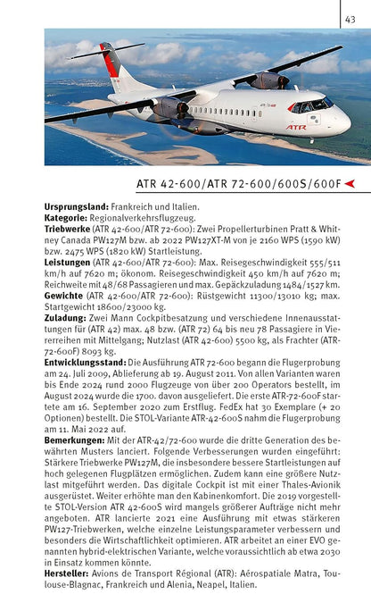 Flugzeuge der Welt 2025: Das Original
