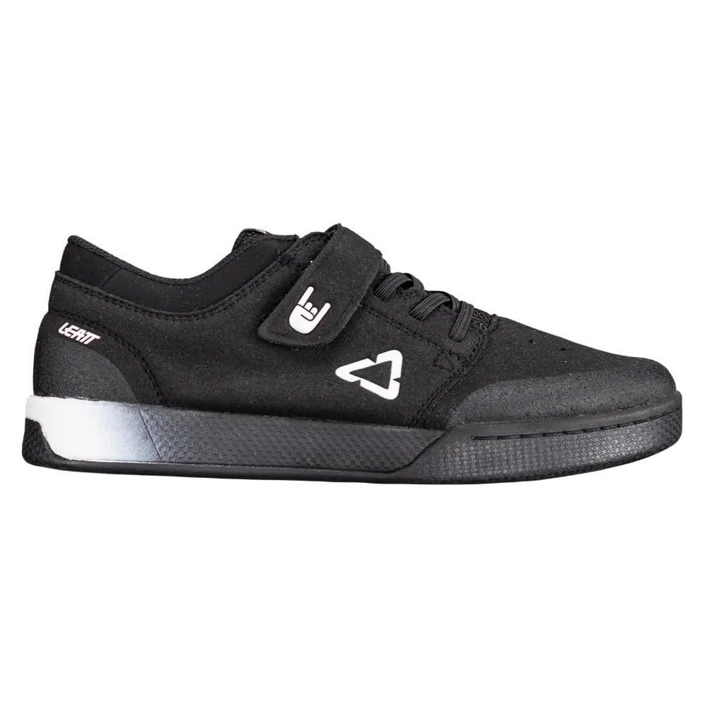 Leatt Unisex's 6009554090639 Flat 2.0 Junior Shoes-4 US / 36 EU-Black, Multicoloured, Standard Size