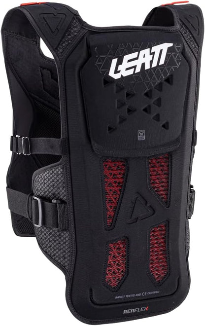 Leatt Women`S Reaflex Chest Protector 2025: Black Xxs/Xs