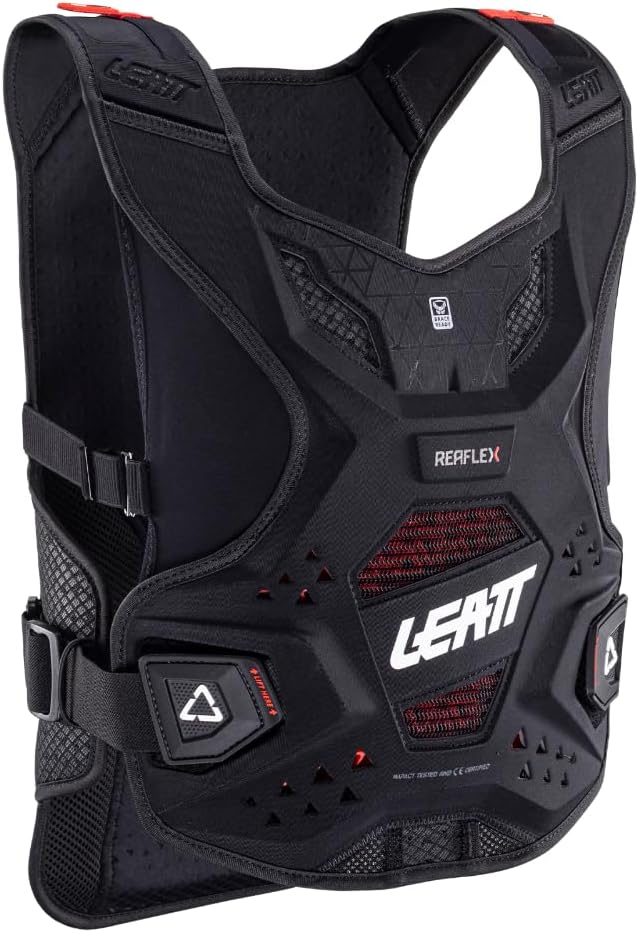 Leatt Women`S Reaflex Chest Protector 2025: Black Xxs/Xs