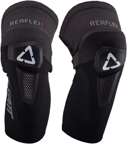 Leatt Reaflex Hybrid Knee Guard 2025: Black 2Xl