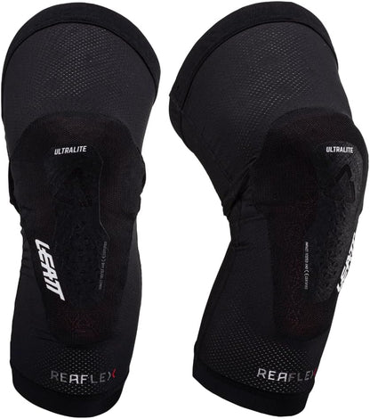 Leatt Unisex Adult 6009554096952 Genouillères ReaFlex Ultralite-Noir-S Multicoloured, One Size