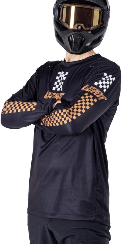 Leatt Men's Maglia MTB Enduro 4.0 Elastica a Maniche Lunghe Enduro 4.0 Long Sleeve Stretch MTB Jersey