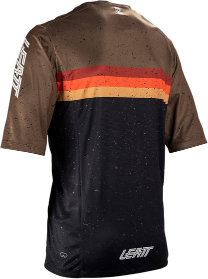 Leatt MTB Jersey Enduro 3.0 Elastic with Three-Quarter Length Sleeves Black