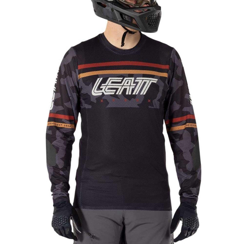Leatt Men's Maglia MTB Gravity 4.0 Elasticizzata E Confortevole Comfort Stretch Gravity 4.0 MTB Jersey
