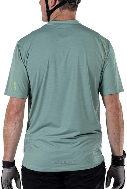 Leatt Men's Maglia MTB Trail X-Flow 1.0 Elasticizzata E Ultra Leggera Trail X-Flow 1.0 Ultra Lightweight Stretch MTB Jersey