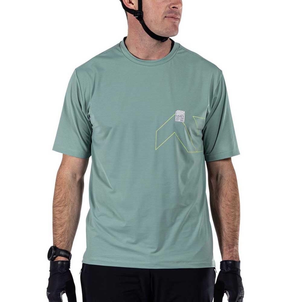 Leatt Men's Maglia MTB Trail X-Flow 1.0 Elasticizzata E Ultra Leggera Trail X-Flow 1.0 Ultra Lightweight Stretch MTB Jersey