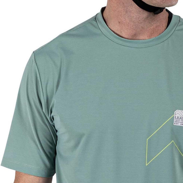 Leatt Men's Maglia MTB Trail X-Flow 1.0 Elasticizzata E Ultra Leggera Trail X-Flow 1.0 Ultra Lightweight Stretch MTB Jersey