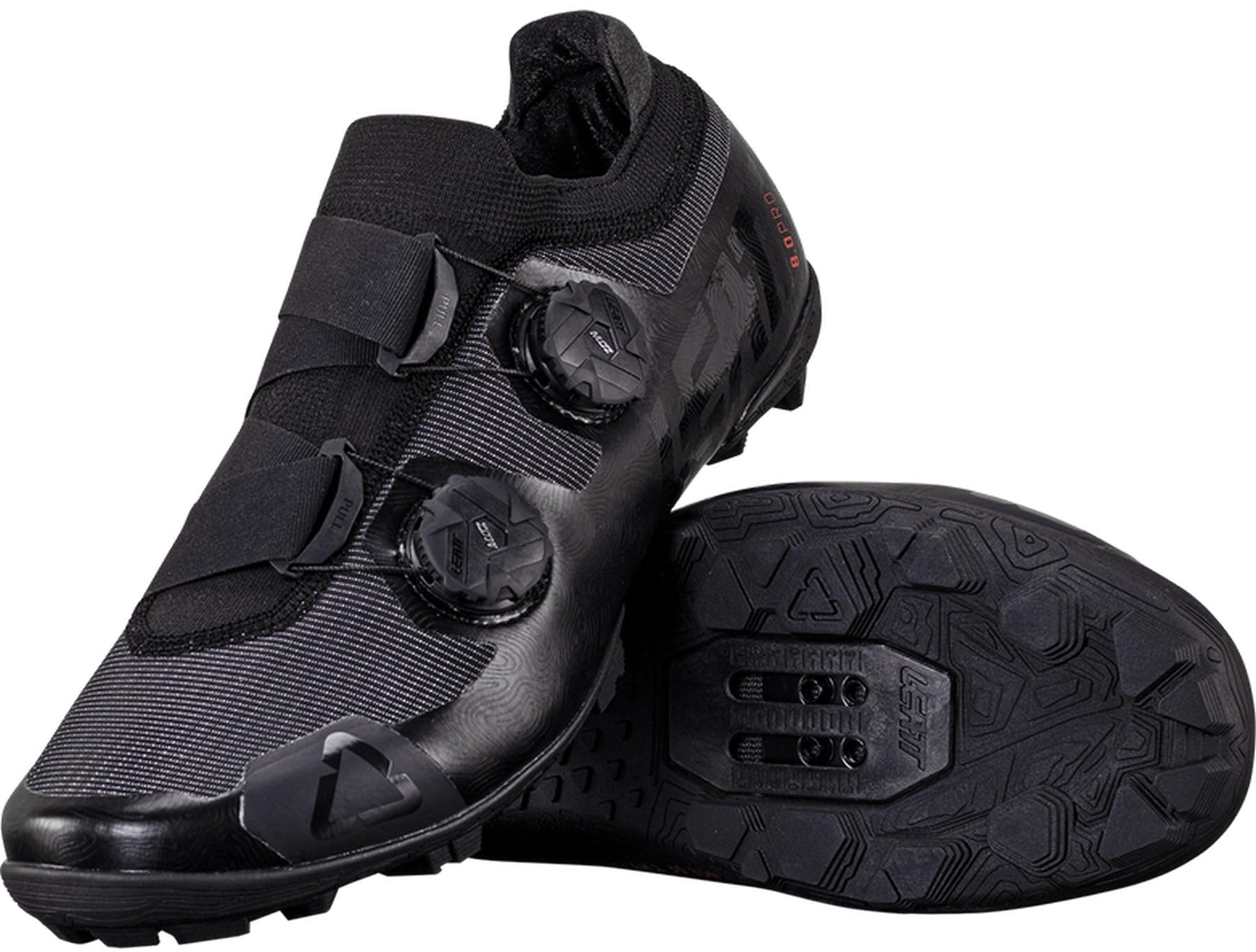 Leatt Homme Scarpe MTB Proclip 8.0 Race Rigide E Leggere Chaussure de Cyclisme, Noir, 42 EU