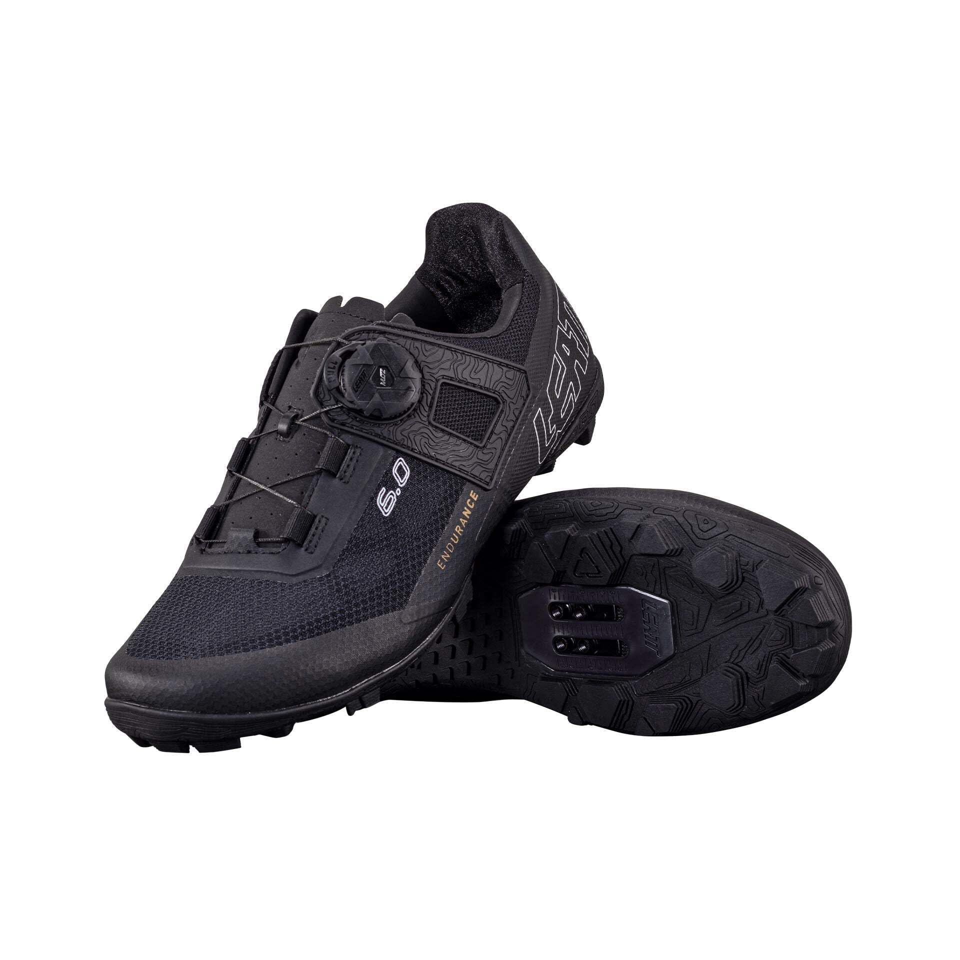 Leatt Men's Scarpe MTB Proclip 6.0 Endurance Con Tomaia in Fibra Polimerica Leggera E Trasparente Cycling Shoe